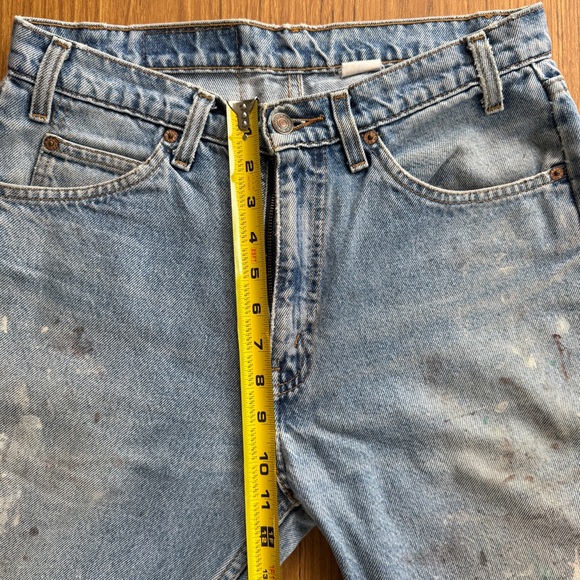 Vintage 80s Levi’s 505 Orange Tab Jeans | 32x30 | Regular Fit Straight Leg | Dis - Picture 10 of 11